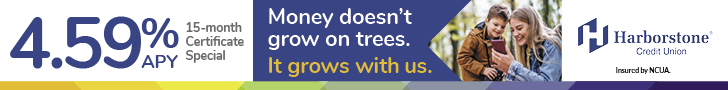 Harborstone Credit Union banner