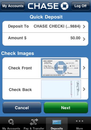 Chase Quick Deposit